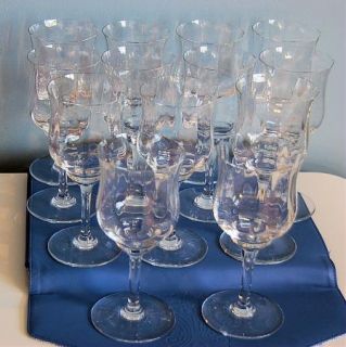 Baccarat Crystal Capri Water Goblets New Exquisite Stemware Glasses 