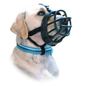 Baskerville Ultra Plastic Basket Dog Puppy Muzzle Black