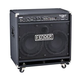 Fender Rumble 350 2x10 Bass Guitar Amplifier Amp w Casters Open Box 