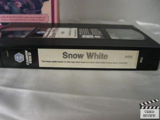 Snow White VHS Diana Rigg Billy Barty Sarah Patterson 045543103238 