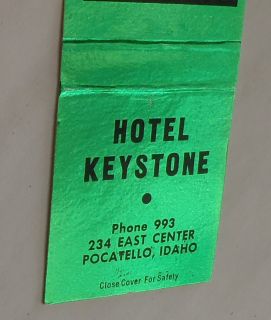   Hotel Keystone Phone 993 234 East Center Pocatello ID Bannock C