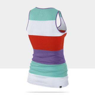  Nike Athletic Department Rib Stripe Womens Tank Top