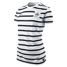 2011 12 French Football Federation Official Away Womens Football Shirt 