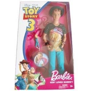 Toy Story 3 Ken Loves Barbie Doll Toy New