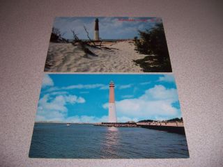 Barnegat Light New Jersey NJ Vintage Lighthouse Postcard Lot