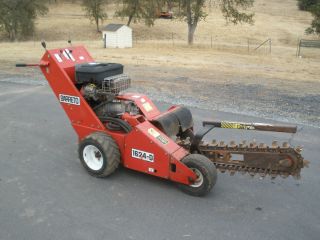Barreto Trencher 1624 D Walk Behind 16HP 60 Bar Ditch Witch Case 