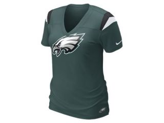  Nike Fashion V Neck (NFL Eagles) Womens T Shirt