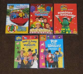 NEW Lot The Wiggles 5 DVD Pop Go the Wiggle Dorothy the Dinosaur Hot 