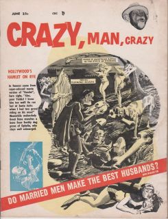   MAN CRAZY V2#2 (1956) JACK KIRBY BASIL WOLVERTON RARE MAD IMITATOR