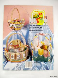 plastic canvas bunny baskets 8 spring baskets for filling with treats 