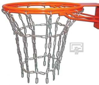 Gared Welded Steel Chain Basketball Net for Double Ring Goals
