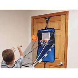  on Door Electronic Hoops Basketball Playset w 4 Basketballs