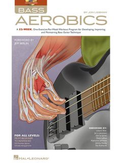 Bass Aerobics Beginner to Advanced Learn Bass Guitar Lessons Tab Book 