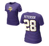 nike name and number nfl vikings adrian peterson women s t shirt $ 32 