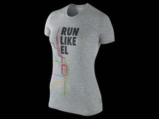 Run Like El (2011 Chicago Marathon) Womens T Shirt Overview