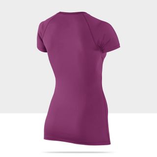  Nike Pro Essentials Fitted V Neck Womens Shirt