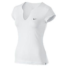 Nike Pure Kurzärmeliges Frauen Tennisshirt 425957_100_A