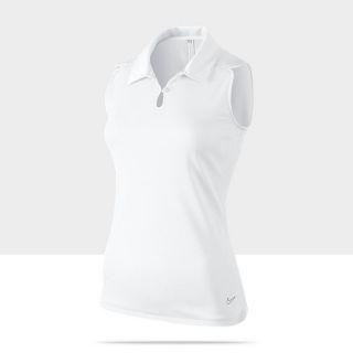 Nike Stitch Detail Sleeveless Womens Golf Polo 483664_100_A