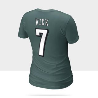    and Number NFL Eagles   Michael Vick Womens T Shirt 510422_343_C