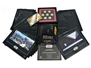 Star Wars Lithograph, Etched Badge, and Embroidered Emblem Set