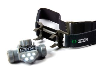 irix ii model wide beam with light detached from headband