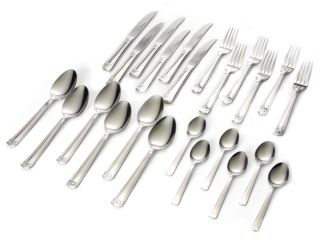 features specs sales stats features flatware set with a contemporary 