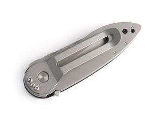 partially serrated stainless steel pocket gear clip