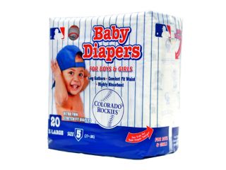 MLB Officially Licensed Colorado Rockies Disposable Diapers
