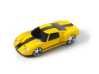 Road Mice RM 08FDG4YXK Ford GT Wireless Optical Mouse   Yellow w/Black 