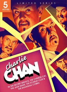Charlie Chan 5 Movies (DVD, 2011, 2 Dis