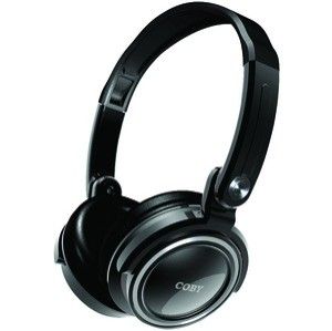 Coby CV185 Headband Headphones   Black