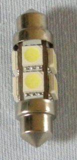 cool white 24 volt 8 smd led 36mm festoon bulb