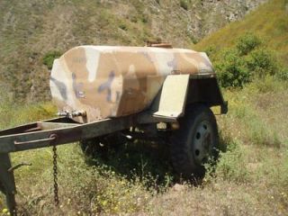 water tank on trailer military surplus  1800