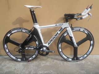 2012 argon 18 e 112 sram red hed h3 wheels