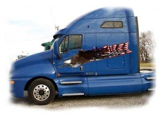 Car Truck Decals American Flag Eagle Semi Vinyl Graphics 5.5 ft