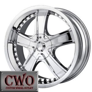 Newly listed 20 Chrome Veloche Velvet Wheels Rims 5x112/5x120 5 Lug 