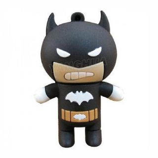 HOT Sell Cartoon Batman Black USB 2.0 Flash Pen 16GB Memory Drive