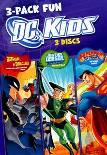 DC Kids 3 Pack Fun (DVD, 2011, 3 Disc S