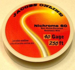 nichrome wire 40 gauge 250 feet  11 00  free 