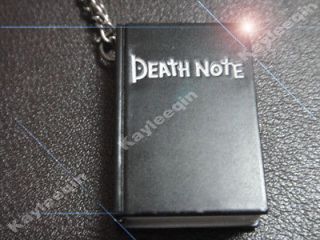 Death Note Book Pocket Watch Necklace Cosplay Book Openable