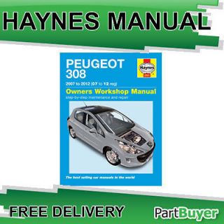 Peugeot 308 1.4 1.6 Petrol 1.6 Diesel 2007 12 Haynes Manual