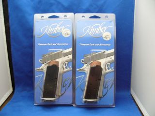 TWO Factory Kimber 1911 Magazine .45 ACP Blue Compact 7 Round