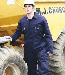   REDHAWK ZIP FRONT COVERALL OVERALLS BOILERSUIT WD4839 SIZES 34 60