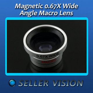 Cheap Magnetic 0.67X Wide Angle Macro Lens for iPhone 4S 4G 3GS iPod