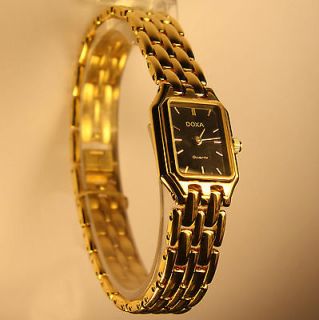 Doxa gold plated Square window Unisex Watch (Free Christmas Shipping)