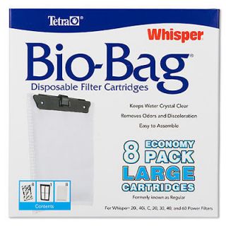 whisper bio bag 8pk large fits 20 60 and 40i
