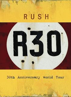 Rush   R30 30th Anniversary Tour DVD, 2005, 2 Disc Set, Widescreen 