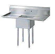 Commercial Stainless Steel (1) One Compartment Sink 52 x 26 New
