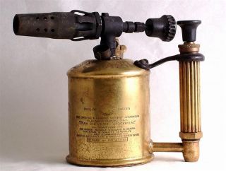 antique max sievert brass blow lamp  150