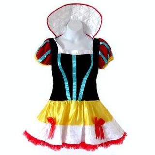 PS 12  Adult Princess Snow White Short Dress Costume, Size Label XXL 